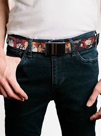 Hell's Paradise Convicts & Yamada Clan Characters Red Flip Web Belt