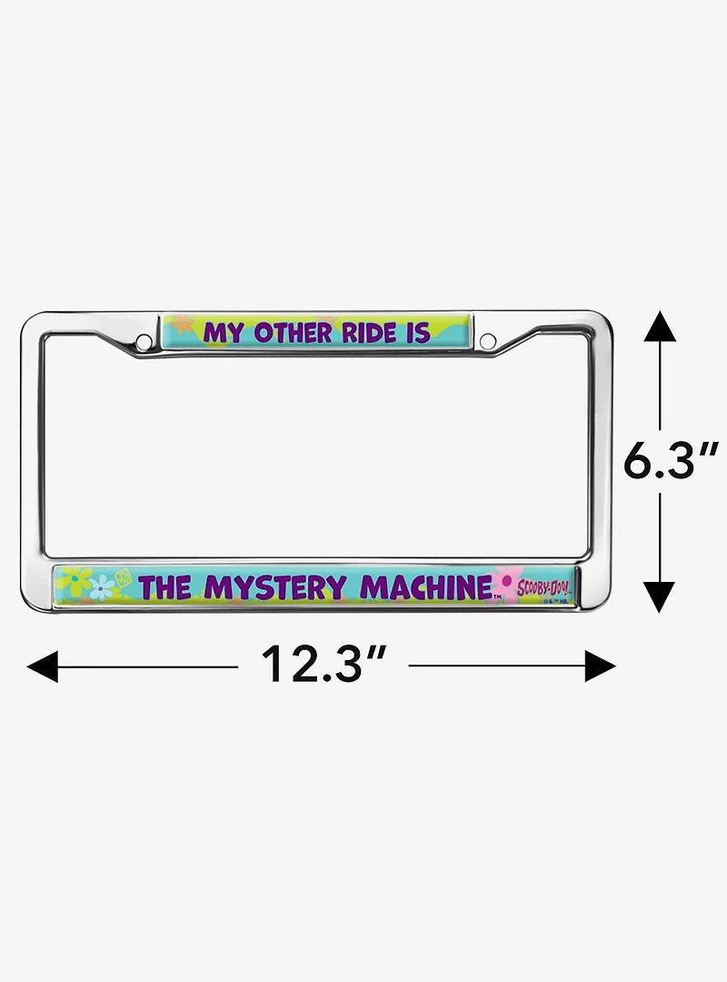 Scooby-Doo! My Other Ride Is The Mystery Machine Metal License Plate Frame