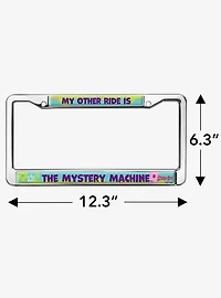 Scooby-Doo! My Other Ride Is The Mystery Machine Metal License Plate Frame