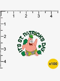 SpongeBob SquarePants It's St. Patrick's Day 100ct Sticker Pack