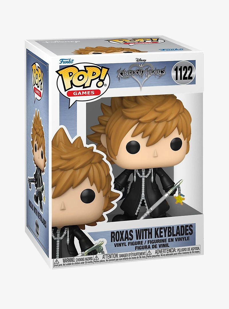 Funko Pop! Games Disney Kingdom Hearts Roxas with Keyblades Vinyl Figure