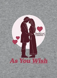 The Princess Bride As You Wish Cap Sleeve Baby Rib Women's Crop Top
