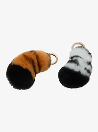 Tiger Tail Faux Fur Blind Assorted Keychain