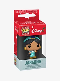 Funko Pocket Pop! Disney Aladdin Jasmine Holiday Vinyl Keychain — BoxLunch Exclusive
