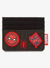 Loungefly Marvel Spider-Man Icons Patches Card holder - BoxLunch Exclusive