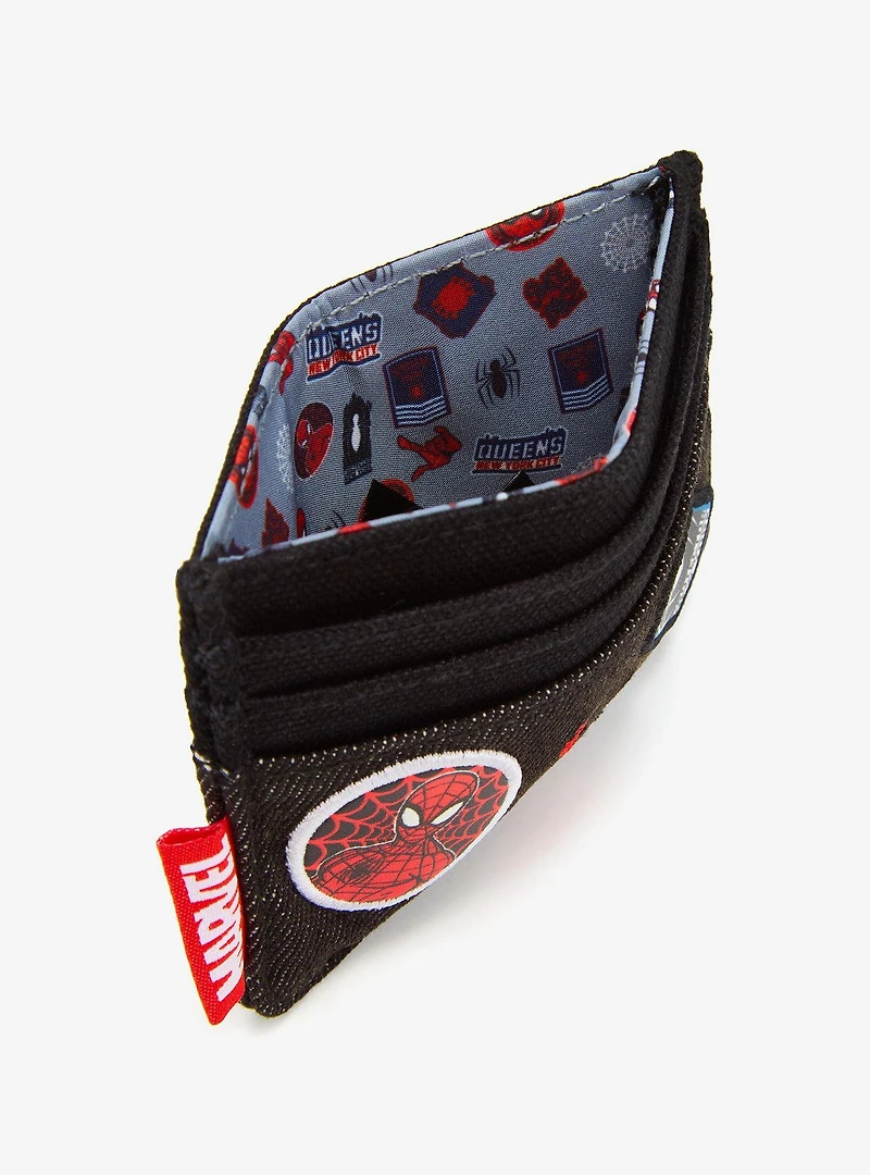 Loungefly Marvel Spider-Man Icons Patches Card holder - BoxLunch Exclusive