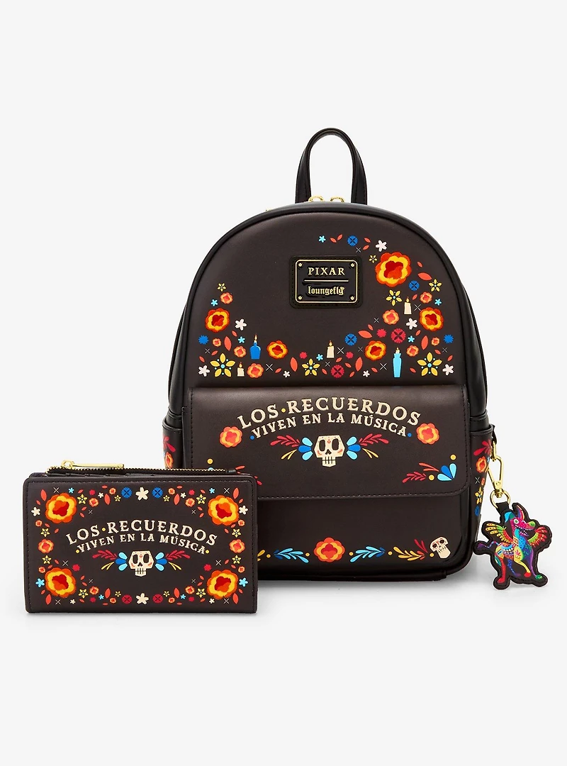 Loungefly Disney Pixar Coco Floral Mini Backpack (BoxLunch 10th Anniversary Edition) - BoxLunch Exclusive
