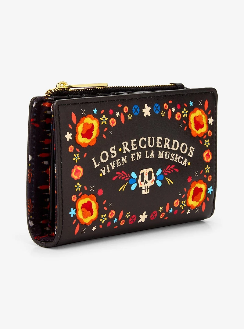 Loungefly Disney Pixar Coco Floral Wallet (BoxLunch 10th Anniversary Edition) - BoxLunch Exclusive