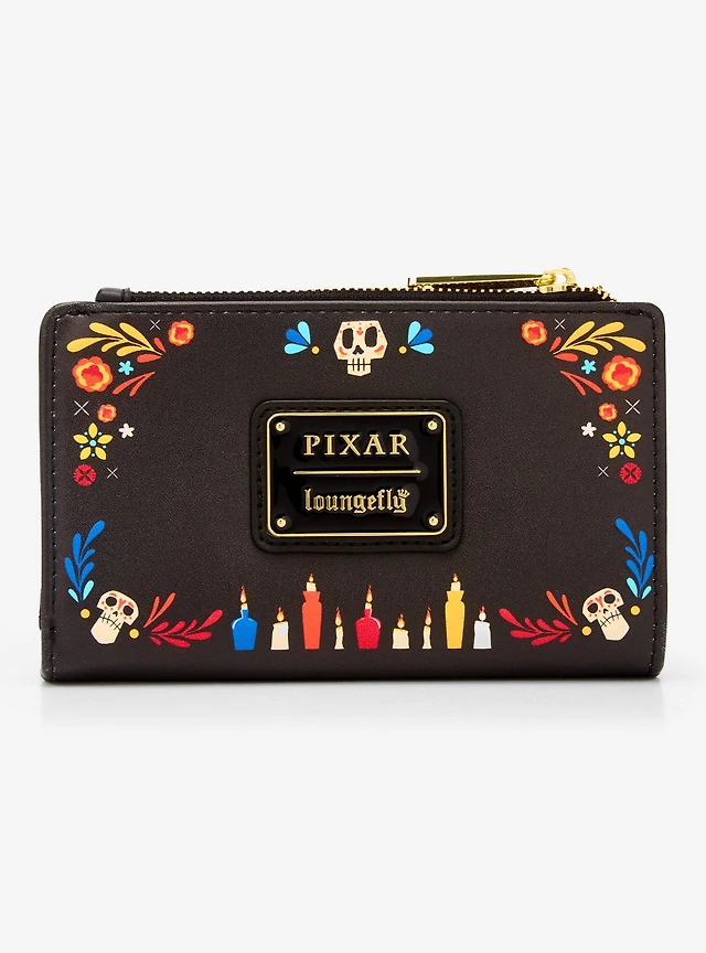 Loungefly Disney Pixar Coco Floral Wallet (BoxLunch 10th Anniversary Edition) - BoxLunch Exclusive