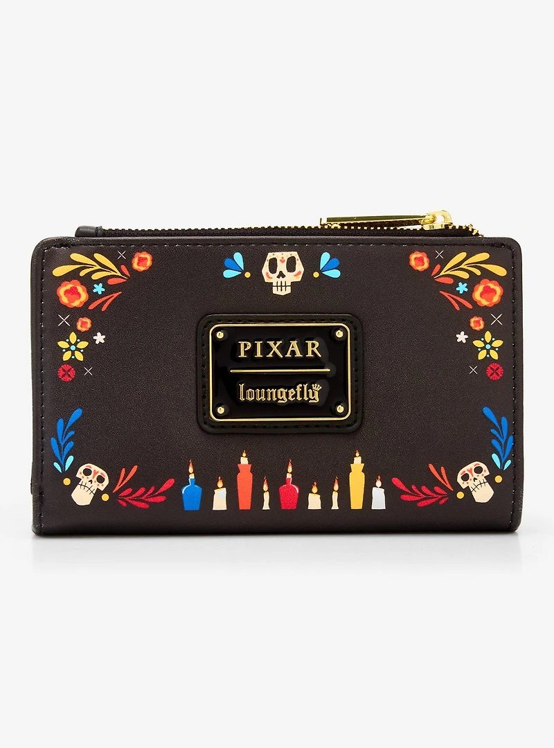 Loungefly Disney Pixar Coco Floral Wallet (BoxLunch 10th Anniversary Edition) - BoxLunch Exclusive