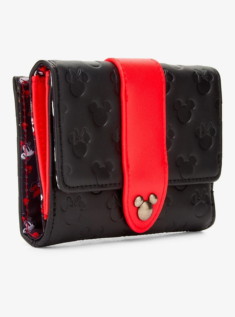 Loungefly Disney Mickey & Minnie Debossed Silhouettes Wallet (BoxLunch 10th Anniversary Edition) - BoxLunch Exclusive