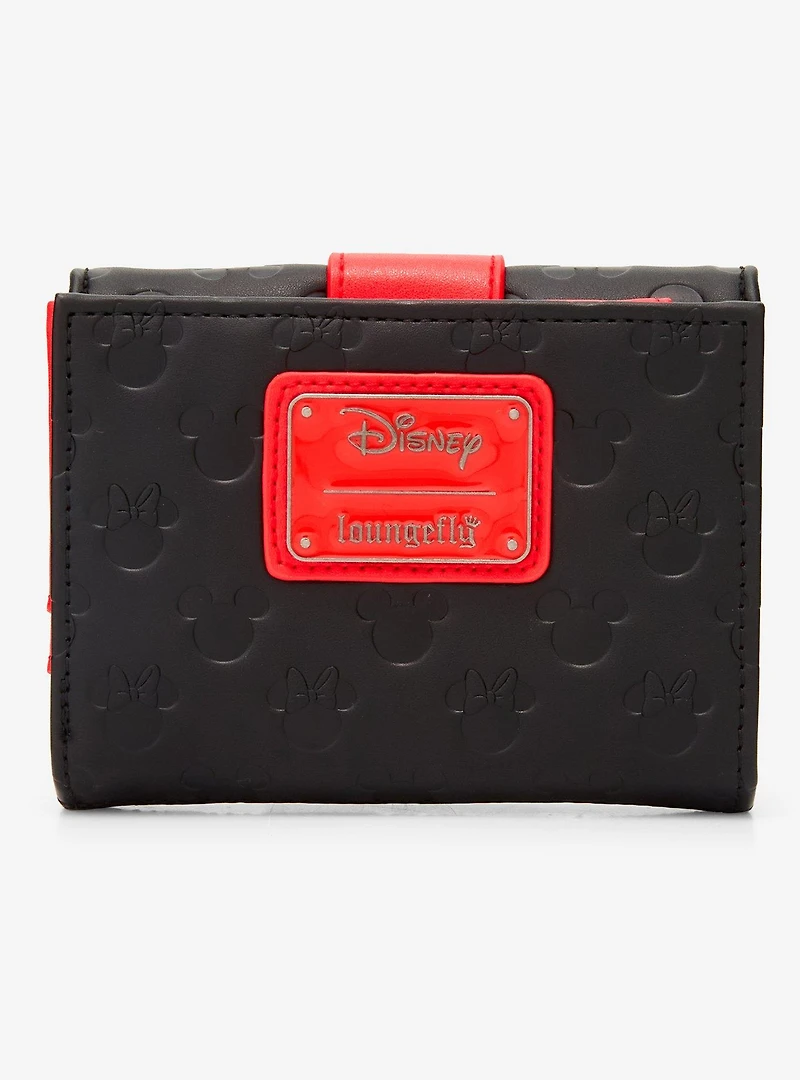Loungefly Disney Mickey & Minnie Debossed Silhouettes Wallet (BoxLunch 10th Anniversary Edition) - BoxLunch Exclusive