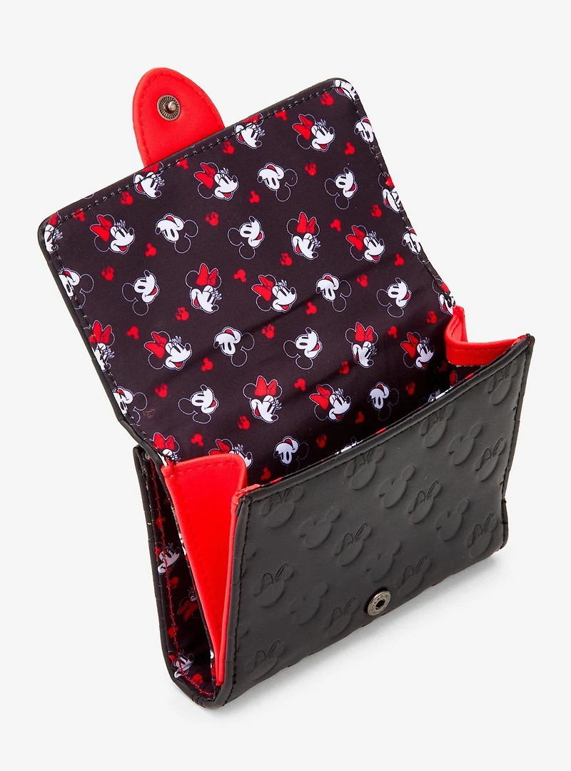 Loungefly Disney Mickey & Minnie Debossed Silhouettes Wallet (BoxLunch 10th Anniversary Edition) - BoxLunch Exclusive