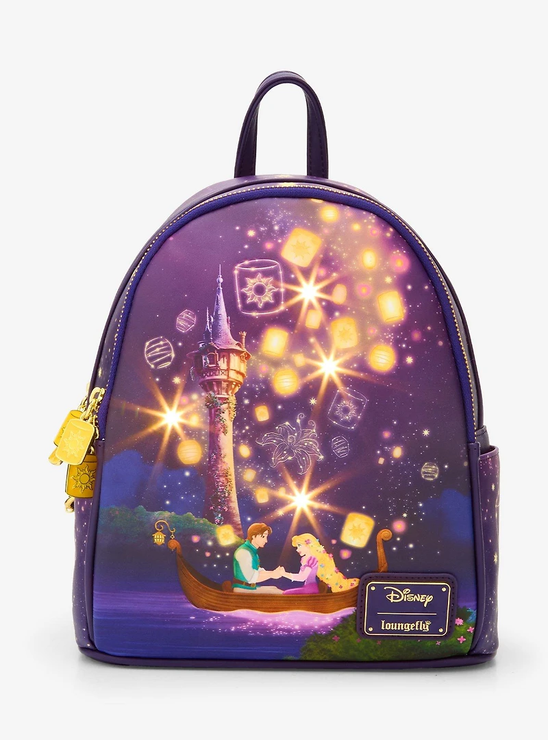 Loungefly Disney Tangled Lantern Scene Light-Up Mini Backpack (BoxLunch 10th Anniversary Edition)  - BoxLunch Exclusive