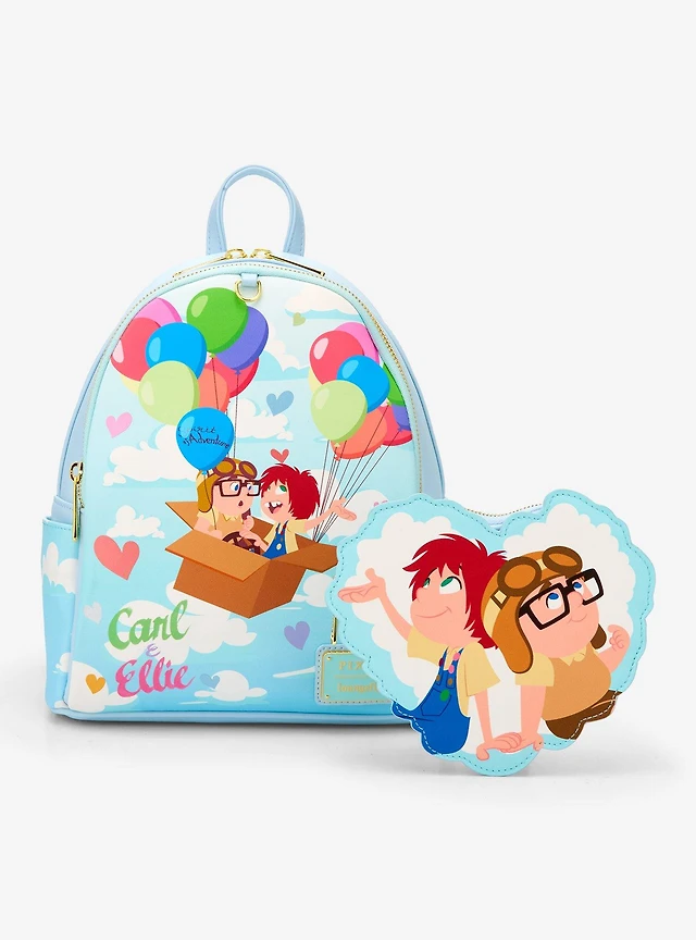 Up Loungefly Disney Pixar Up Russell Heart Balloons  display picture 3