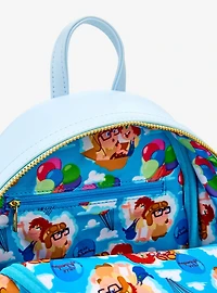 Loungefly Disney Pixar Up Carl & Ellie Balloon Mini Backpack with Coin Purse (BoxLunch 10th Anniversary Edition) - BoxLunch Exclusive
