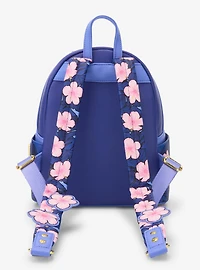 Loungefly Disney Lilo & Stitch Floral Sunset Scene Mini Backpack (BoxLunch 10th Anniversary Edition) - BoxLunch Exclusive