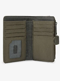 Loungefly Harry Potter Black Gold Pebble Texture Elder Wand Wallet (BoxLunch 10th Anniversary) - BoxLunch Exclusive