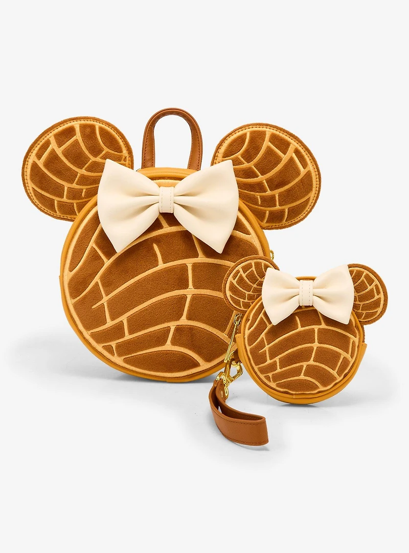 Loungefly Disney Minnie Mouse Chocolate Concha Figural Coin Purse (BoxLunch 10th Anniversary Edition) - BoxLunch Exclusive