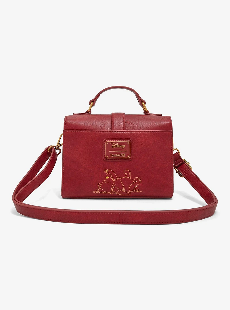Loungefly Disney Winnie the Pooh Honeycomb Pattern Crossbody Bag - BoxLunch Exclusive