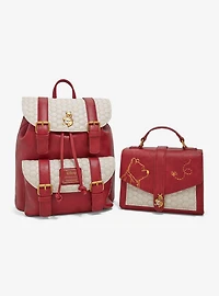 Loungefly Disney Winnie the Pooh Honeycomb Pattern Buckle Strap Mini Backpack - BoxLunch Exclusive