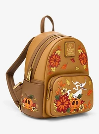 Disney The Nightmare Before Christmas Zero & Jack Skellington Fall Glow-in-the-Dark Mini Backpack - BoxLunch Exclusive