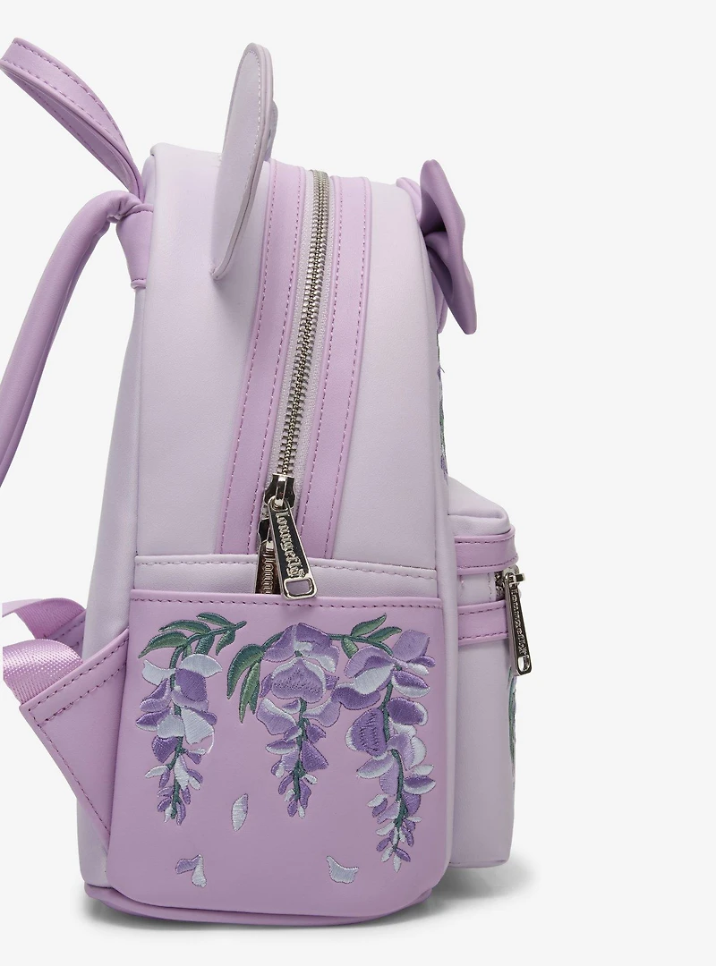 Loungefly Disney Minnie Mouse Wisteria Ears Floral Scented Mini Backpack - BoxLunch Exclusive
