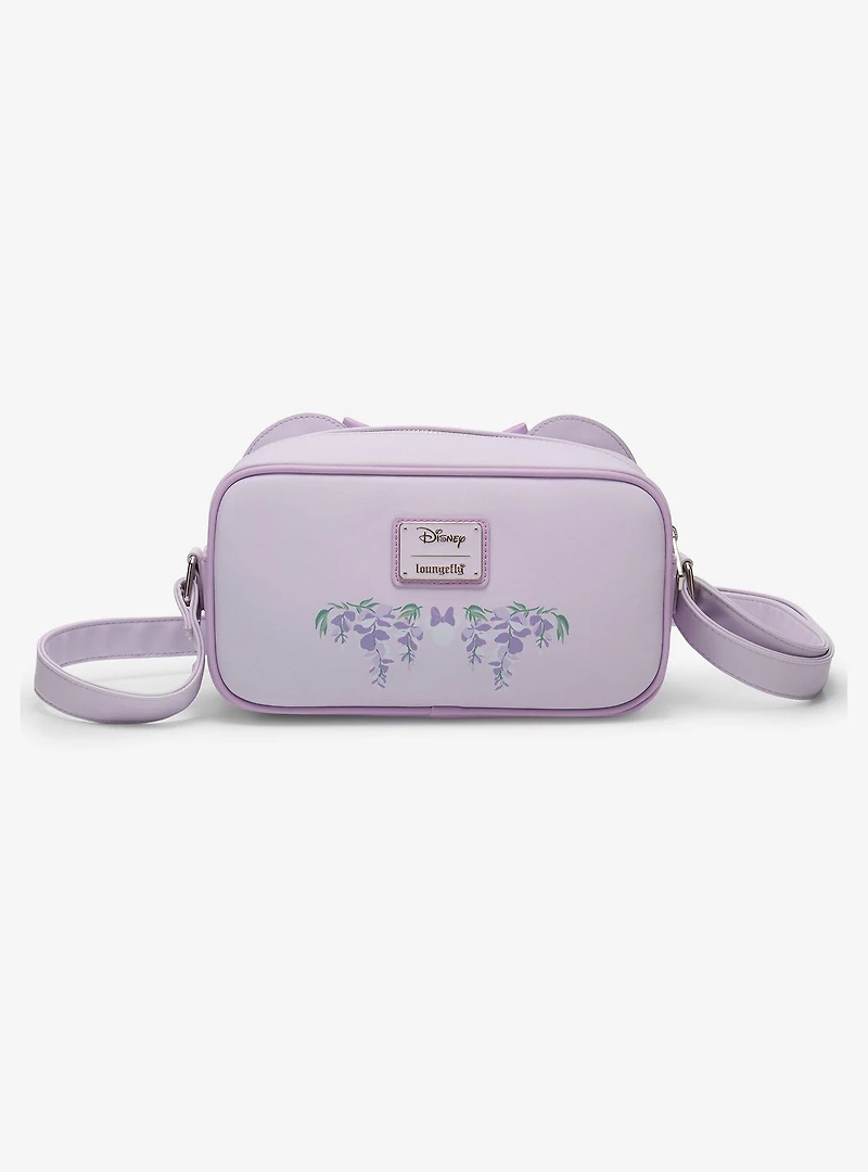 Loungefly Disney Minnie Mouse Wisteria Ears Floral Scented Crossbody Bag - BoxLunch Exclusive