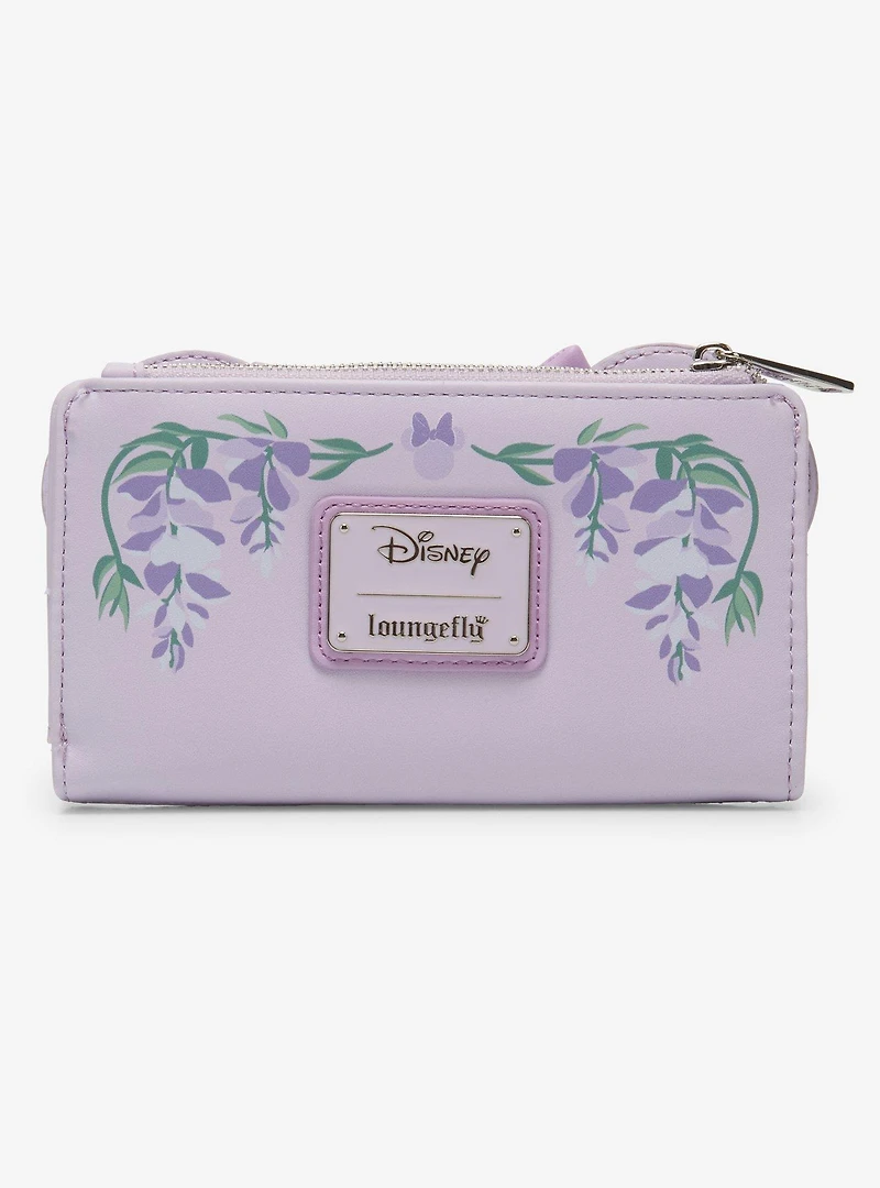 Loungefly Disney Minnie Mouse Wisteria Ears Floral Scented Wallet - BoxLunch Exclusive
