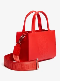 Loungefly Marvel Spider-Man Embossed Mask Crossbody Mini Tote Bag - BoXLunch Exclusive