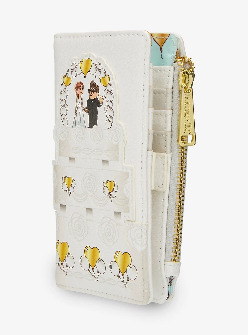Loungefly Disney Pixar Up Carl & Ellie Wedding Cake Wallet - BoxLunch Exclusive