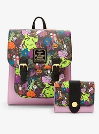 Loungefly Disney The Nightmare Before Christmas Allover Print Buckle Mini Backpack — BoxLunch Exclusive