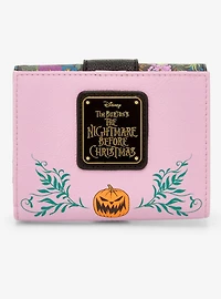 Loungefly Disney The Nightmare Before Christmas Allover Print Snap Wallet — BoxLunch Exclusive