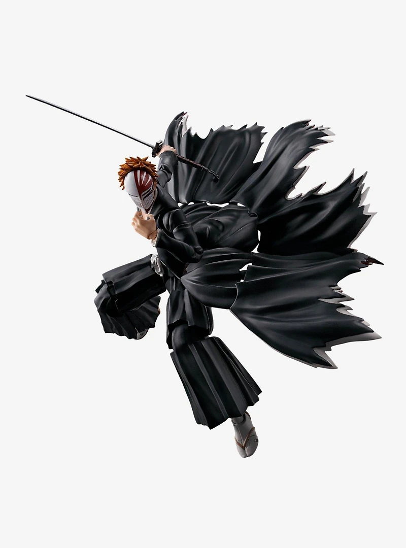 Bandai Spirits BLEACH S.H. Figuarts Ichigo Kurosaki Figure (Getsugatensho Ver.)