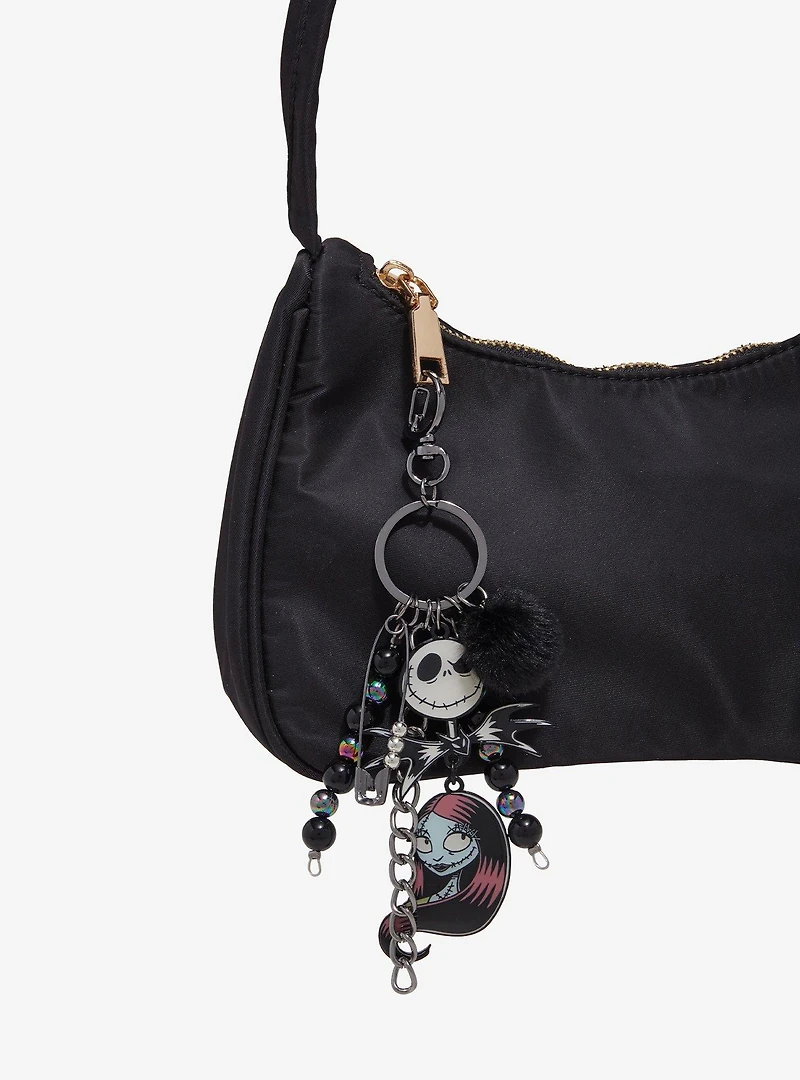 Disney The Nightmare Before Christmas Jack & Sally Multi-Charm Keychain — BoxLunch Exclusive