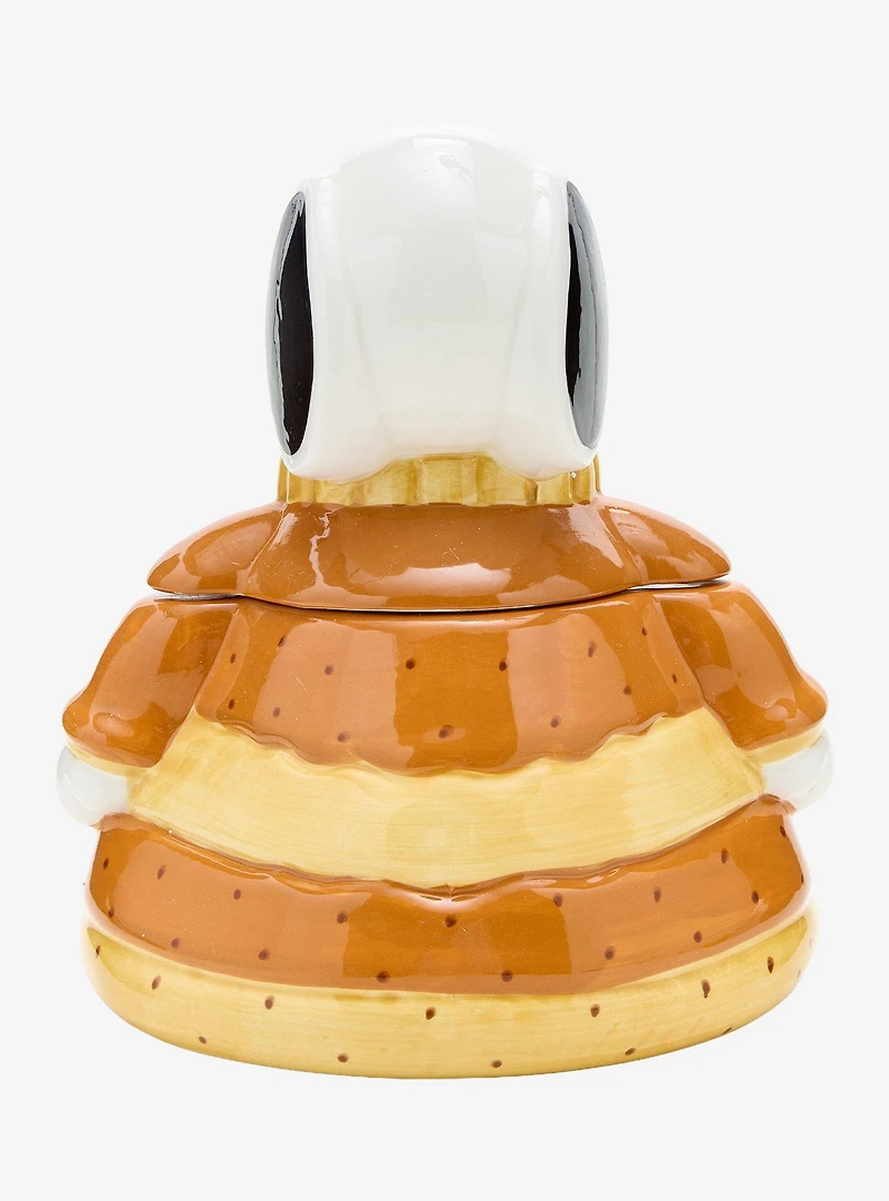 Peanuts Snoopy Fall Sweater Figural Cookie Jar