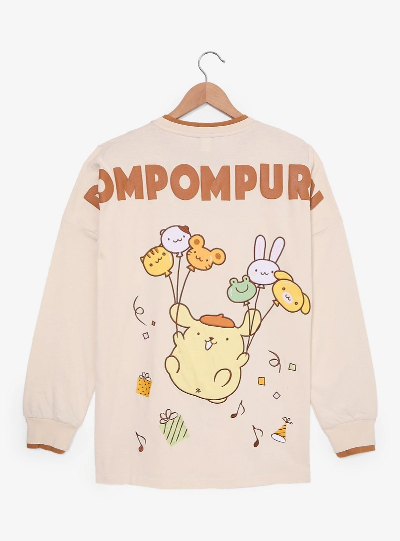 Sanrio Pompompurin Party Long Sleeve T-Shirt — BoxLunch Exclusive