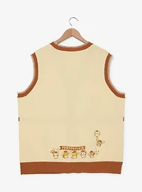 Sanrio Pompompurin Party Women's Plus Sweater Vest - BoxLunch Exclusive