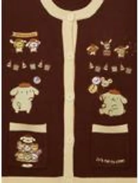 Sanrio Pompompurin Party Embroidered Women's Cardigan - BoxLunch Exclusive
