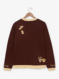 Sanrio Pompompurin Party Embroidered Women's Plus Cardigan - BoxLunch Exclusive