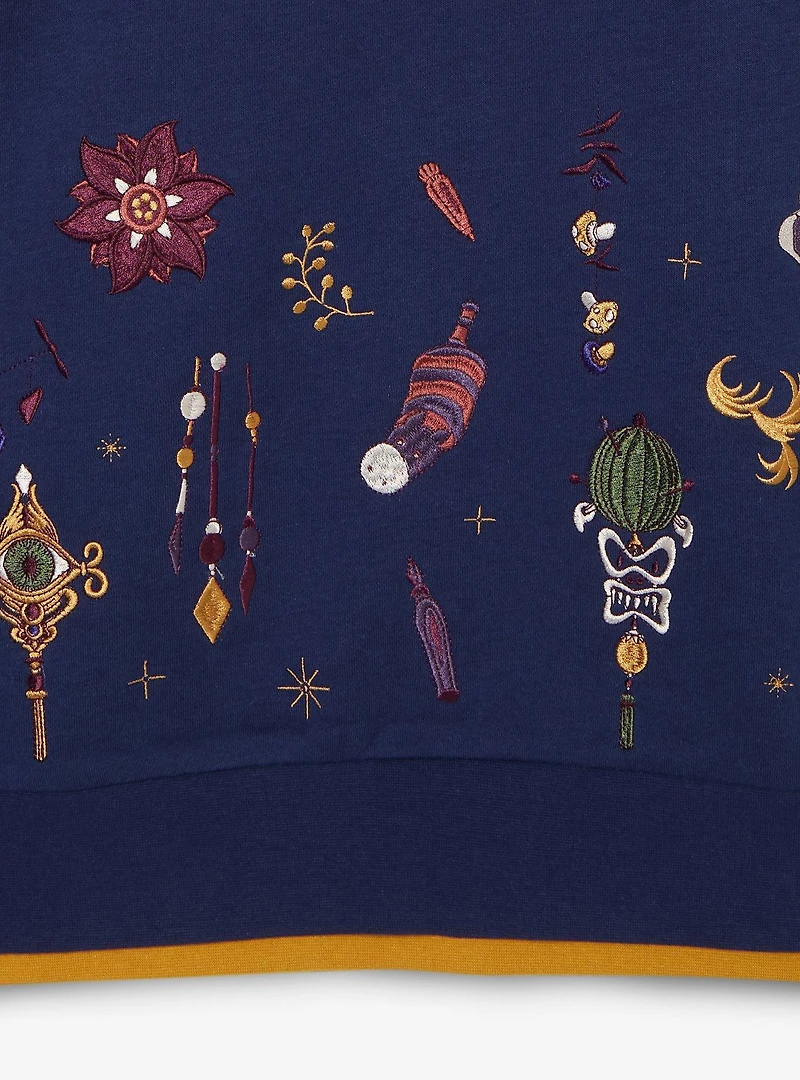 Her Universe Studio Ghibli® Howl's Moving Castle Embroidered Icons Crewneck - BoxLunch Exclusive