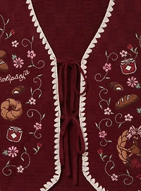 Studio Ghibli® Kiki's Delivery Service Bakery Embroidered Women's Vest — BoxLunch Exclusive