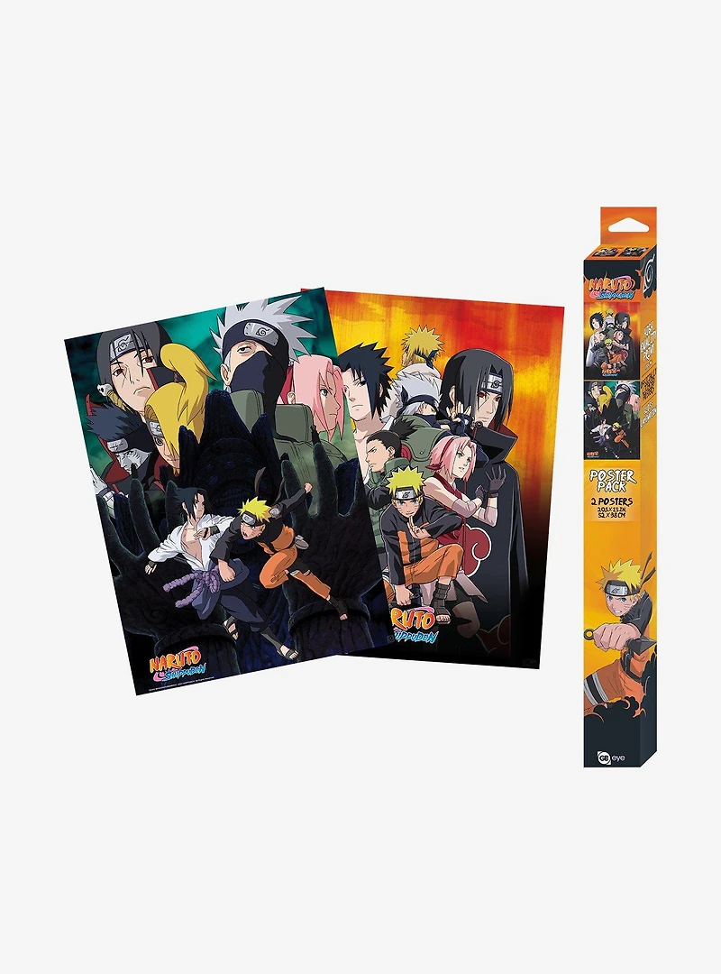 Naruto Shippuden Glass Candle & Poster Bundle