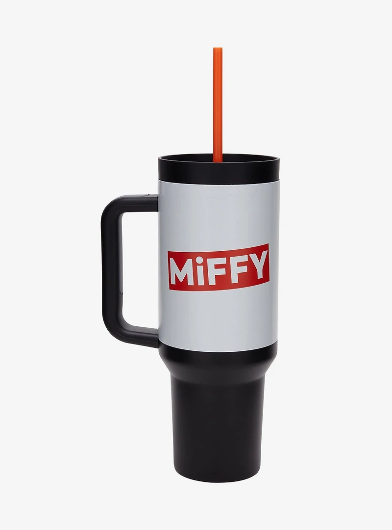 Miffy Face Straw Tumbler With Handle