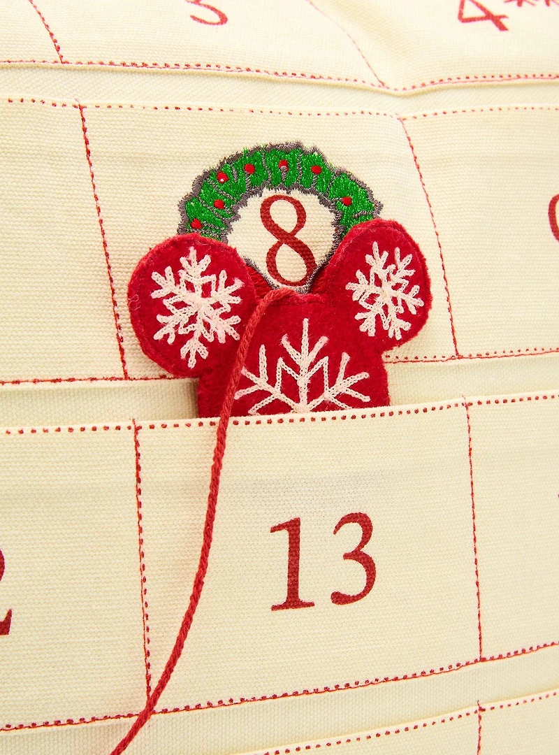 Disney Mickey Mouse Christmas Countdown Calendar Pillow — BoxLunch Exclusive
