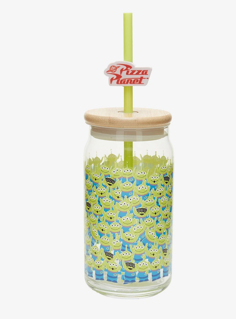 Disney Pixar Toy Story Aliens Pizza Planet Glass Cup — BoxLunch Exclusive