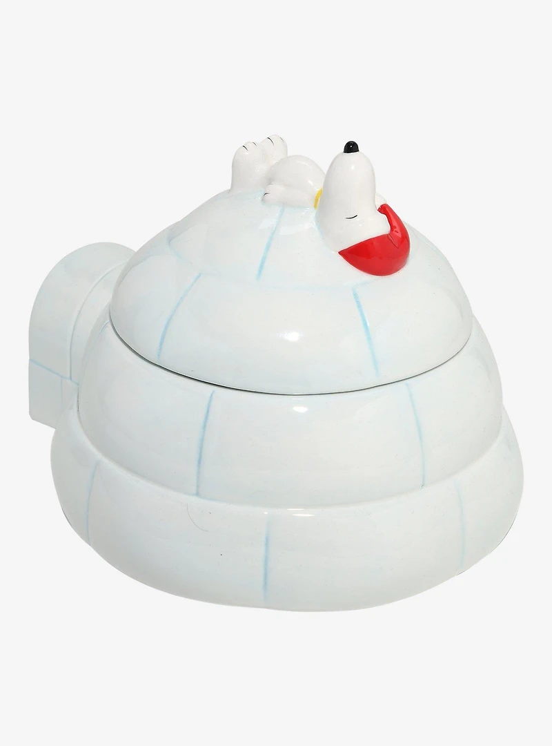 Peanuts Snoopy Igloo Figural Cookie Jar