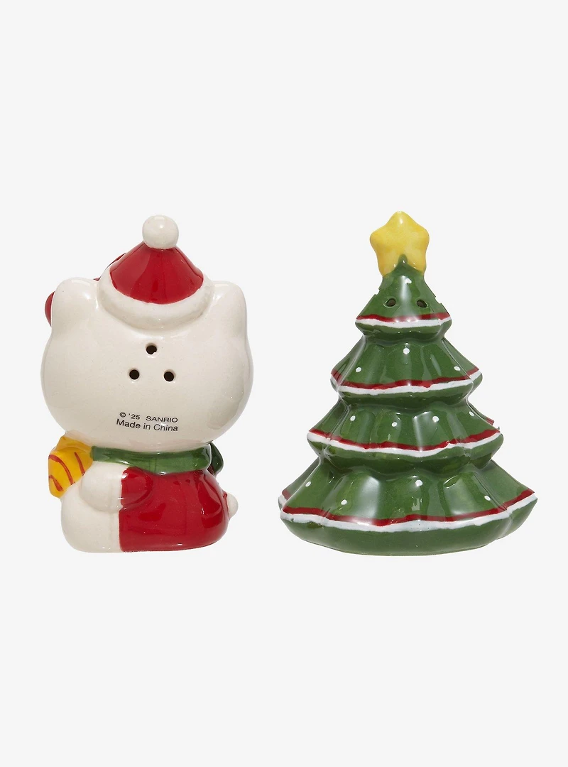 Sanrio Hello Kitty & Christmas Tree Salt & Pepper Shaker Set