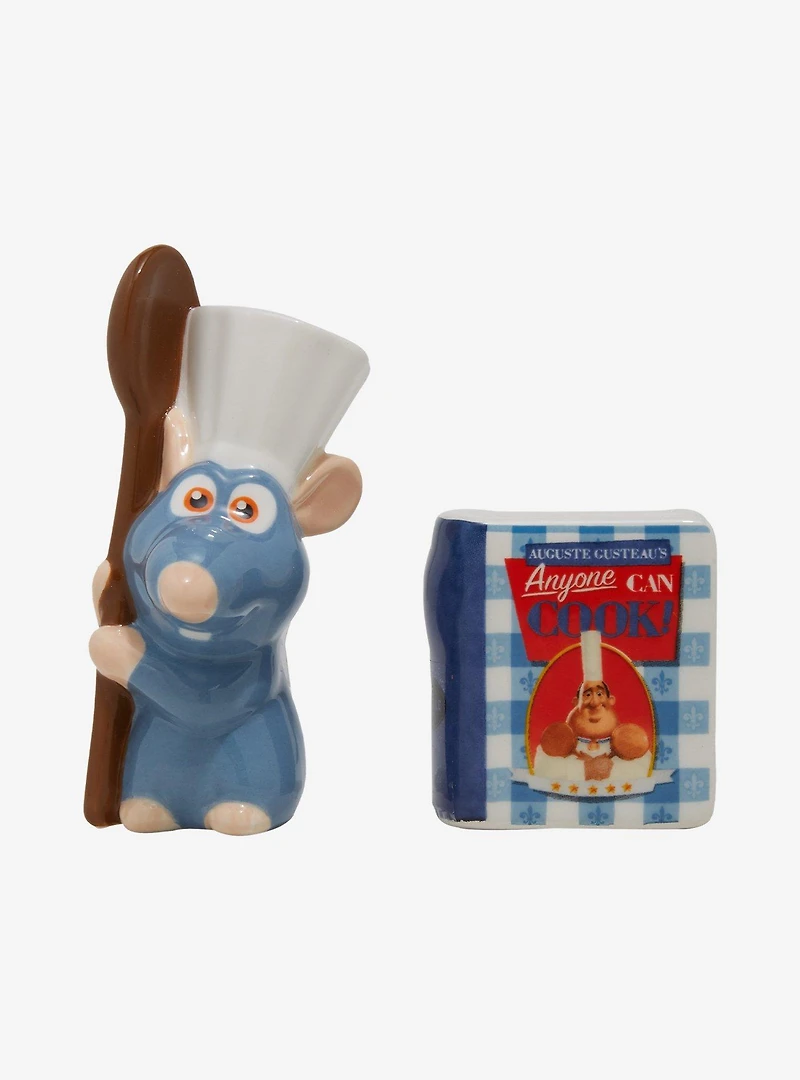 Disney Pixar Ratatouille Remy & Gusteau's Cookbook Figural Salt and Pepper Shakers - BoxLunch Exclusive