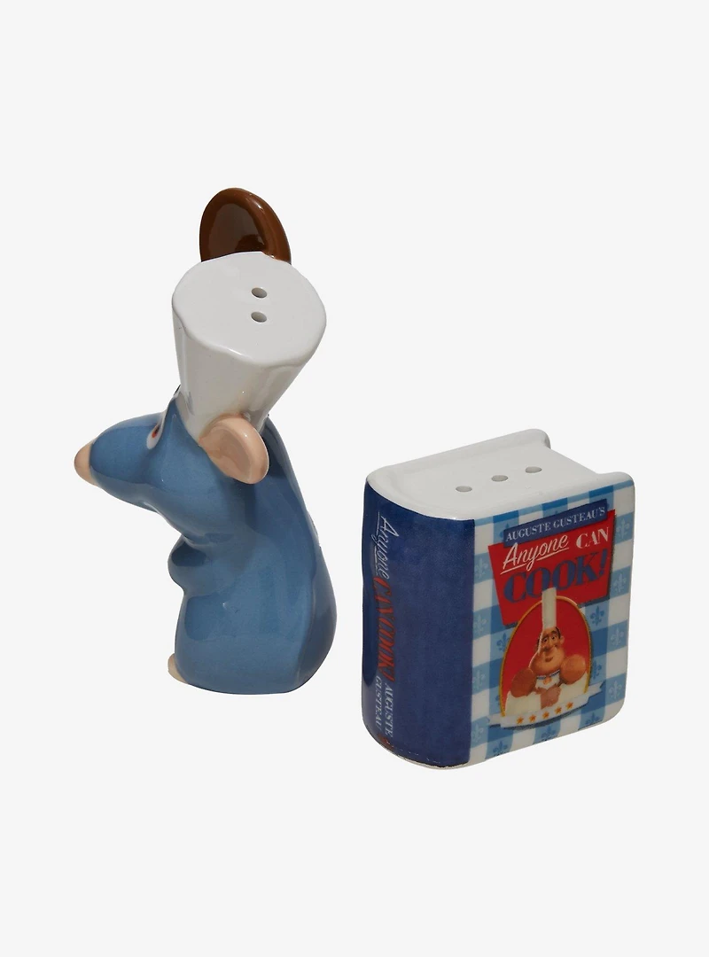 Disney Pixar Ratatouille Remy & Gusteau's Cookbook Figural Salt and Pepper Shakers - BoxLunch Exclusive